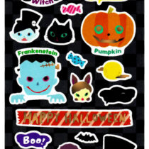 Active Japan Happy Halloween Sticker Sheet