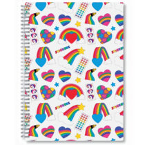 Retro Rainbows & Hearts Sticker Release Book
