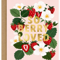 So Berry Loved Greeting Card