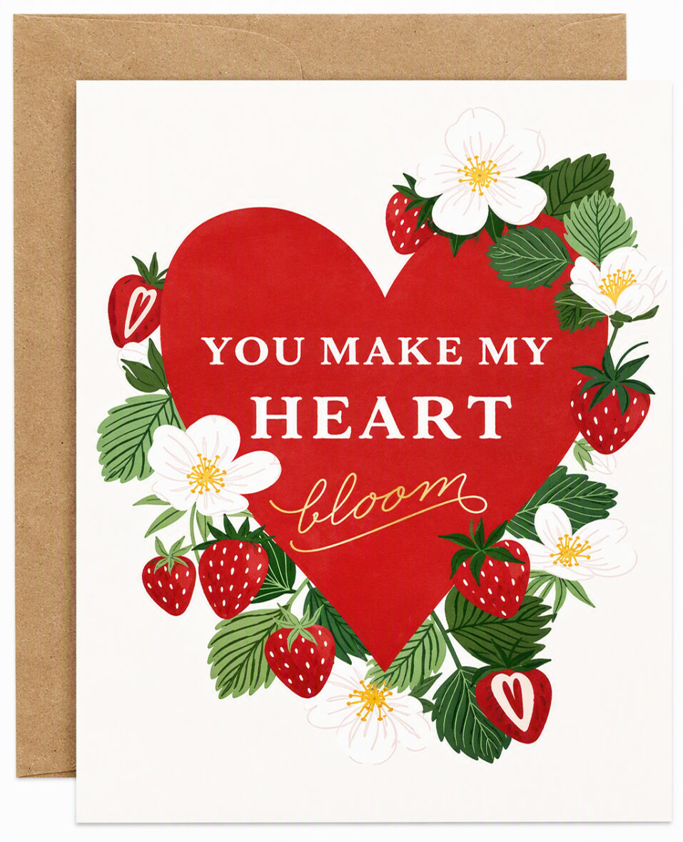 You Make My Heart Bloom Greeting Card