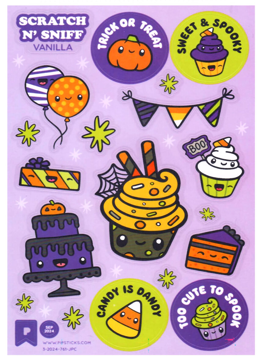 Sweet Spooky Treats Scratch n’ Sniff Sticker Sheet